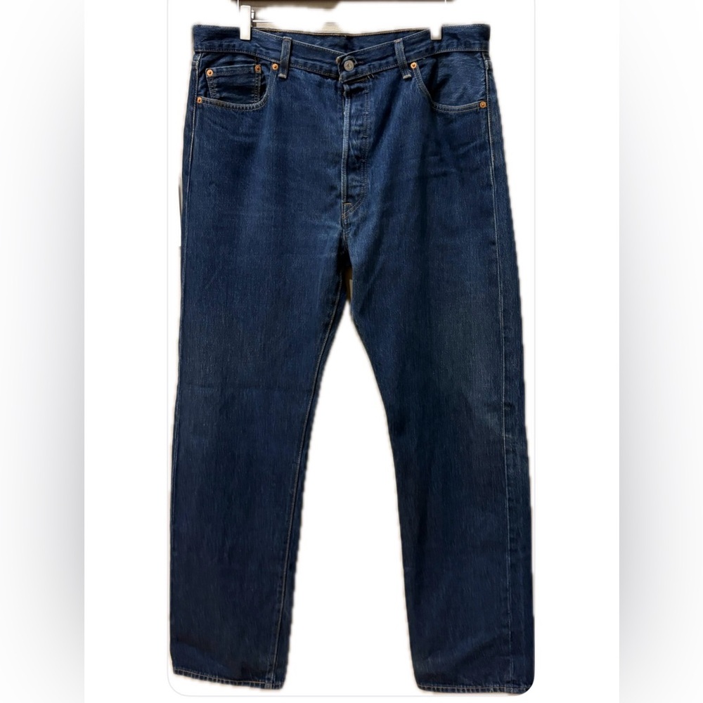 Levi's 501 Straight Leg Button Fly Denim Jeans W40 L36